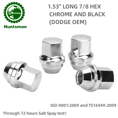 Porcas de roda cromadas